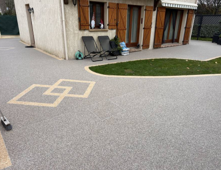 Revêtement allée carrossable en résine Yvelines